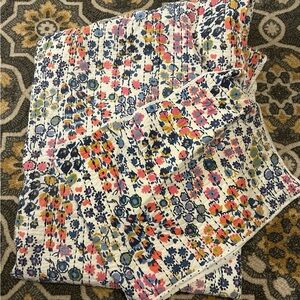 Vera Bradley Floral Quilt - Blue, Pink, Yellow